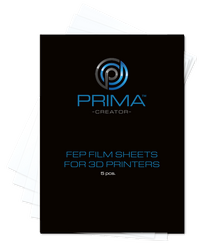 PrimaCreator FEP-Folienblätter für 3D-Drucker - 140 x 200 mm - 5er-Pack